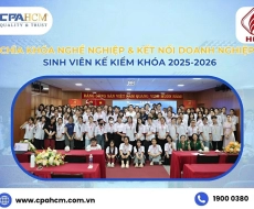 ĐẦU TƯ CHO TƯƠNG LAI NGHỀ NGHIỆP: CPA HCM CAM KẾT VÀ ĐỒNG HÀNH CÙNG SINH VIÊN KẾ KIỂM 2025-2026